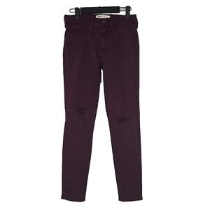 GAP 1969 Women's‎ Easy Legging Ankle Jeans Rich Wine Color Size 27r